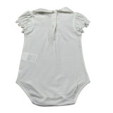 J.O. Milano Body Mezza Manica Tinta Unita per Neonata 571X1 PANNA J.O. MILANO 