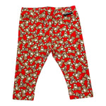 MOSCHINO leggins tinta unita con stampa orsacchiotti Rosso per Neonata MHP032 ROSSO MOSCHINO 