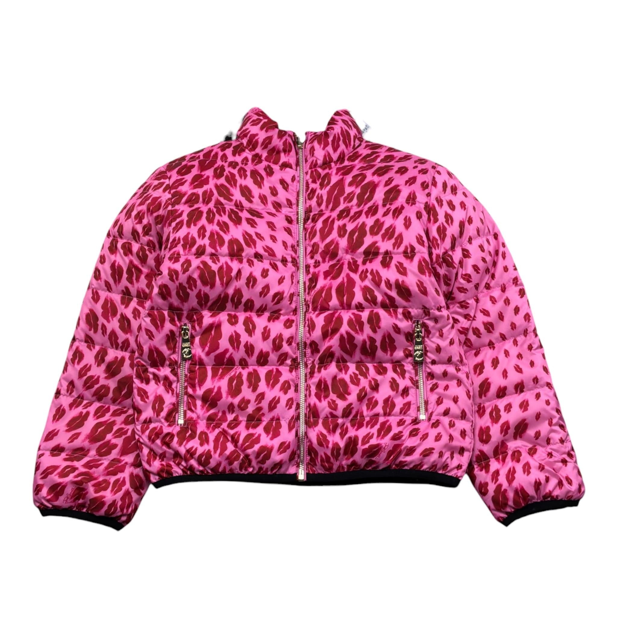 Just Cavalli Giubbino Reversibile con Stampe Baci per Bambina JGP2601GB ROSA JUST CAVALLI 