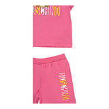 Moschino Completo 2 Pezzi T-Shirt-Short Tinta Unita per Neonata MVG00M FUXIA MOSCHINO 