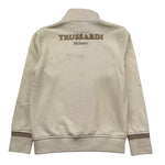 Trussardi Felpa con Zip Tinta Unita E Logo per Bambino TBP26149FE BEIGE TRUSSARDI 