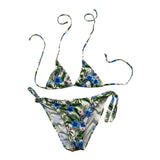 Matinée Costume 2 Pezzi Triangolo-Slip con Fantasia per Bambina CC30222 BIANCO MATINÉE 