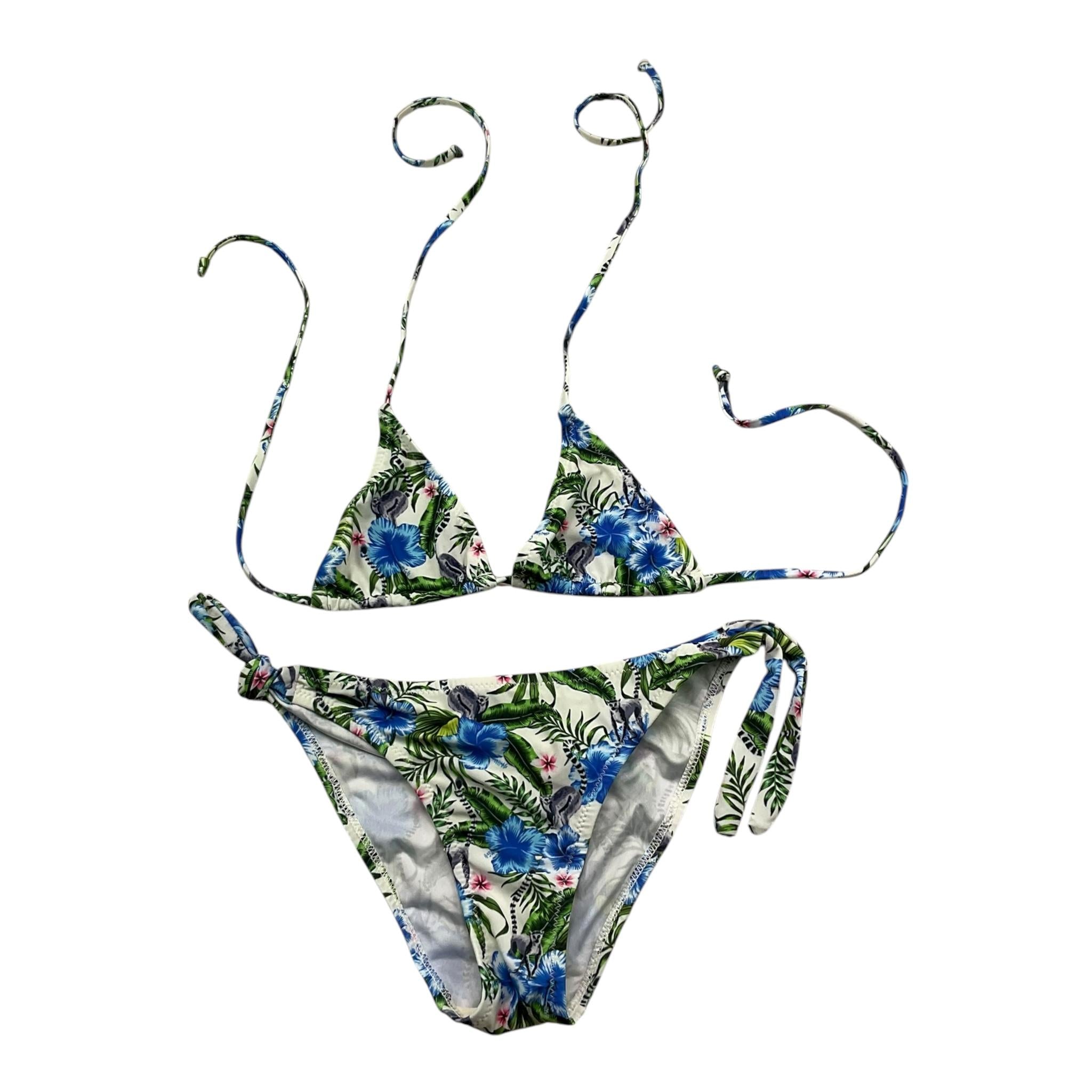 Matinée Costume 2 Pezzi Triangolo-Slip con Fantasia per Bambina CC30222 BIANCO MATINÉE 