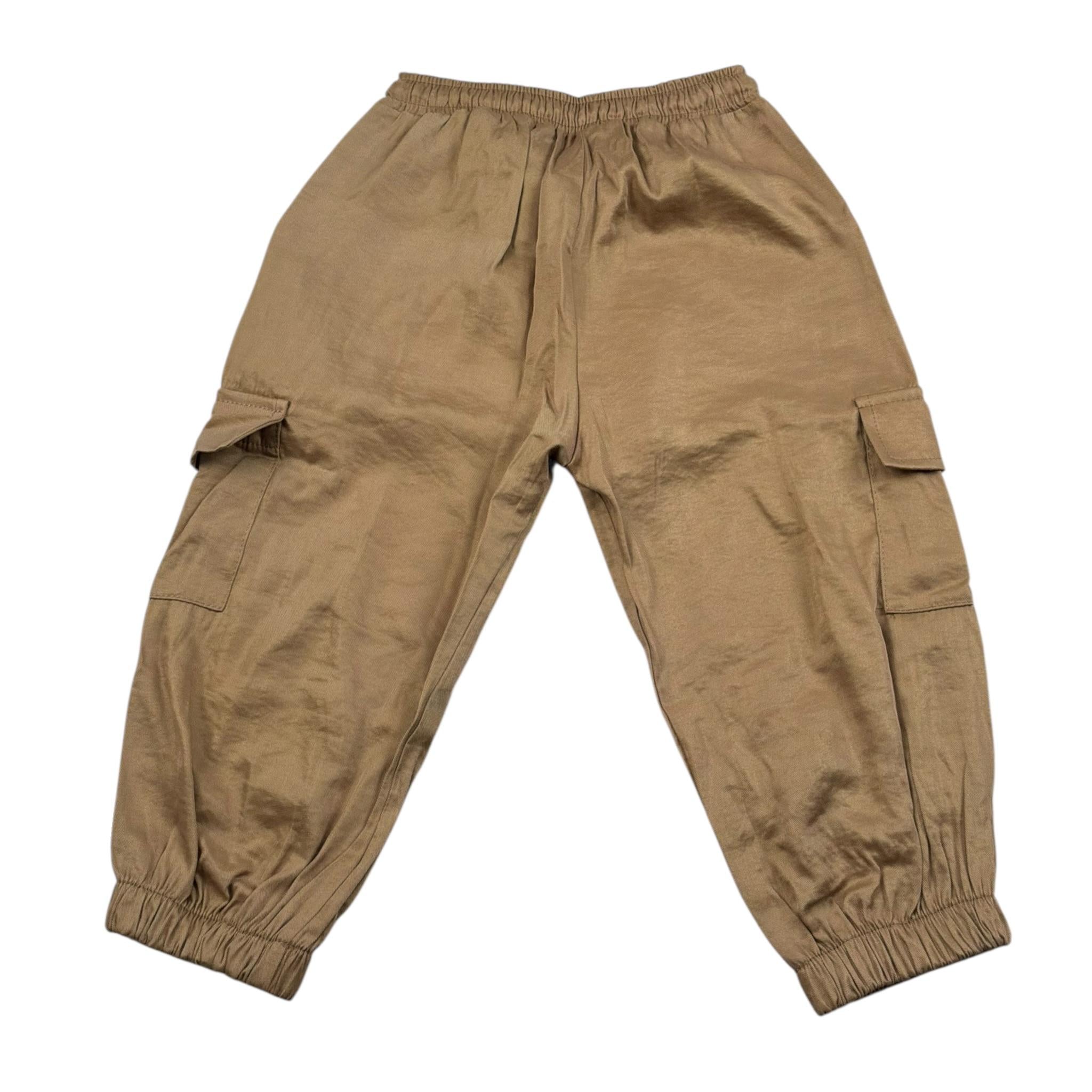 M+E' Pantalone tinta unita Modello Cargo Cammello per Neonata UE1767X CAMMELLO M+E' 
