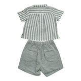 Babidu Completo 2 Pezzi Camicia-Bermuda per Neonato 40409N VERDE BABIDU 