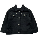 John Richmond Giubbino In Denim Tinta Unita per Neonato RIP26062GB NERO JOHN RICHMOND 