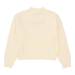 MOSCHINO maglia mezzo collo tinta unita con stampa Panna per Bambina HDW023 PANNA MOSCHINO 