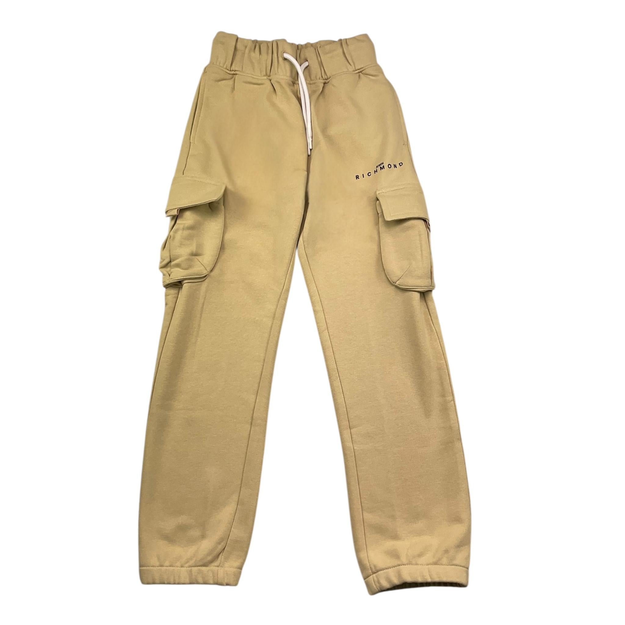 John Richmond Pantalone Tinta Unita Modello Tuta per Bambino RBP25137PA BEIGE JOHN RICHMOND 