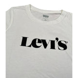 Levi'S T-Shirt Girocollo tinta unita con Stampa Bianco per Bambino 4EC982 BIANCO LEVI'S 