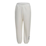 Dou Dou Pantalone Tinta Unita con Logo per Bambina DW6R20 PANNA DOU DOU 