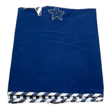 Ninnaoh Coperto Tinta Unita Ricami per Neonato E21COP201 BLU NINNAOH 