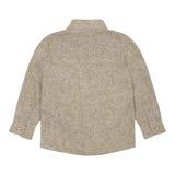 Trussardi Camicia Manica Lunga Tinta Unita con Colletto Coreano per Neonato TIP25042CAX SABBIA TRUSSARDI 