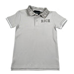 John Richmond Polo Mezza Manica Tinta Unita per Bambino RBP26030PO GRIGIO JOHN RICHMOND 