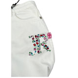 John Richmond Jeans tinta unita con Applicazioni Panna per Bambina RGP25180JE PANNA JOHN RICHMOND 