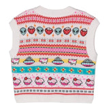 PHILOSOPHY maglia smanicata tinta unita cn ricami in contrasto Bianco per Bambina PFMA007 BIANCO PHILOSOPHY 