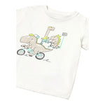Mayoral T-Shirt Girocllo Tinta Unita con Stampa per Neonato 1062 BIANCO MAYORAL 