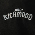 John Richmond Pantalone Tinta Unita con Elastico In Vita E Logo per Neonato RIA23083PAN NERO JOHN RICHMOND 