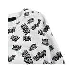 John Richmond Felpa Chiusa Girocollo Tinta Unita con Stampe per Neonato RIP26113FE BIANCO JOHN RICHMOND 