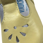 Indice Sandalo Tinta Unita Traforato per Neonato 328 GIALLO INDICE 