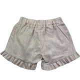 Le Bebe Short Tinta Unita con Elastico In Vita per Neonata LBG6389 BEIGE LE BEBE 