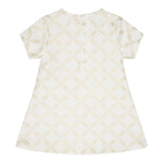 Michael Kors Abito Mezza Manica Girocollo Logato Panna per Bambina R30311JXX PANNA MICHAEL KORS 