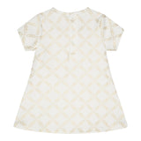 Michael Kors Abito Mezza Manica Girocollo Logato Panna per Bambina R30311JXX PANNA MICHAEL KORS 
