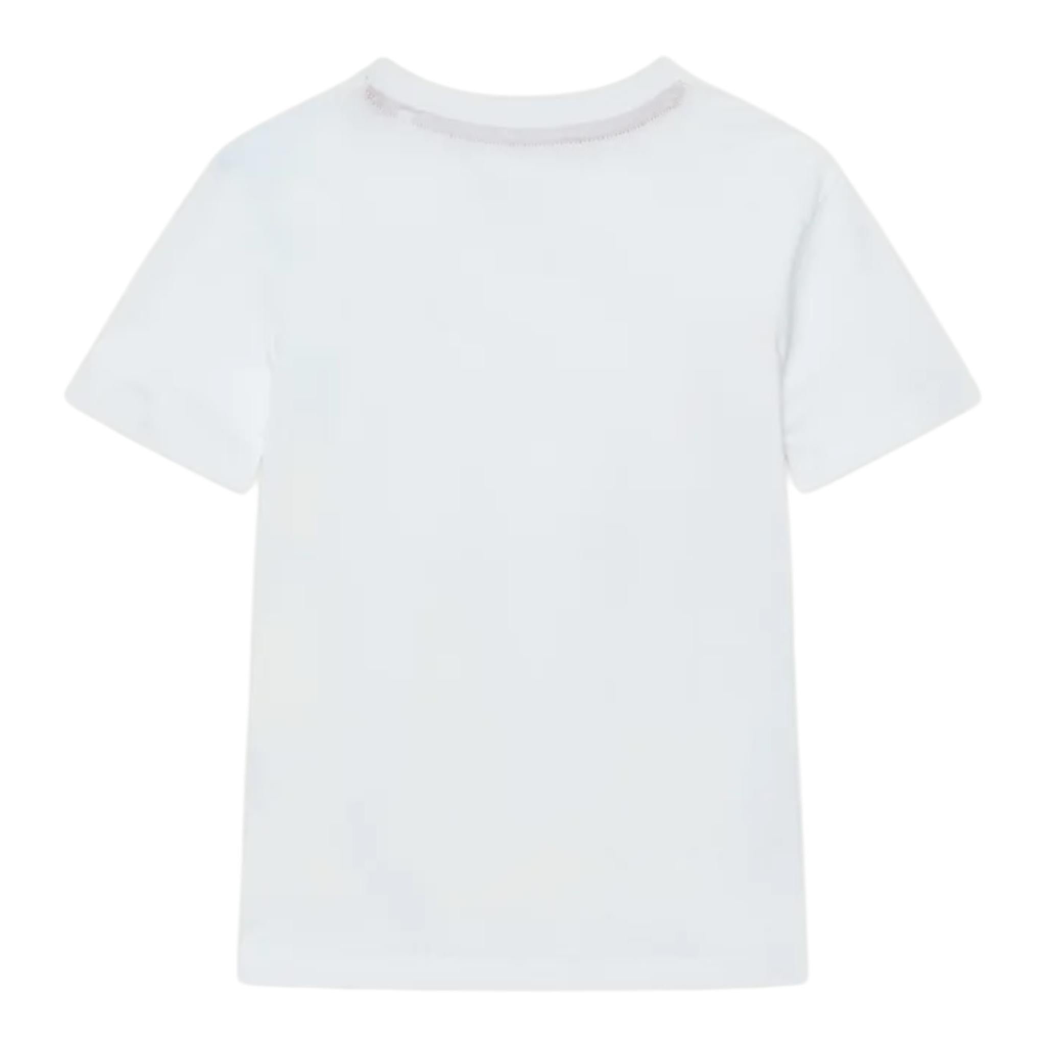 Guess T-Shirt Girocollo Tinta Unita con Stampa per Neonato N5RI11K BIANCO GUESS 
