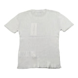 Ermanno Scervino T-Shirt Girocollo Tinta Unita con Ricami per Bambina SFMA031 BIANCO ERMANNO SCERVINO 