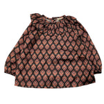 CAFFE' D'ORZO camicia manica lunga stampa fantasia Nero per Neonata ZV5000 NERO CAFFE' D'ORZO 