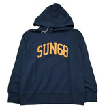 Sun68 Felpa Chiusa con Cappuccio Tinta Unita con Logo per Bambina F34332 BLU SUN68 