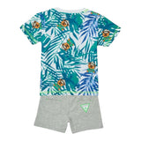 Guess Complet 2 Pezzi T-Shirt-Bermuda Bicolore per Neonato I2GG00K8HM3 BIANCO GUESS 