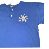 Moschino Completo 2 Pezzi Polo-Bermuda Bicolore per Bambino HUG00T BLU/BEIGE MOSCHINO 