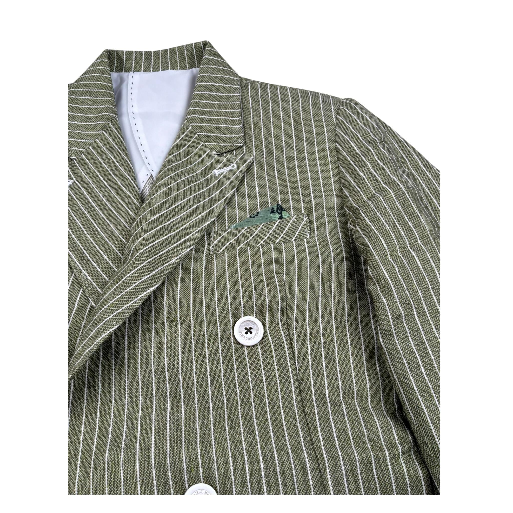 Emanuel Pris Giacca Tinta Unita con Taschino per Bambino EGC1075R VERDE EMANUEL PRIS 