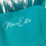 Marc Ellis Abito Tinta Unita A Bretelle con Stampa per Bambina JMJSR01181 VERDE MARC ELLIS 