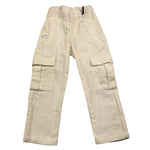 DANIELE ALESSANDRINI pantalone tinta unita con elastico in vita Bianco per Bambino 1231P00007X BIANCO DANIELE ALESSANDRINI 