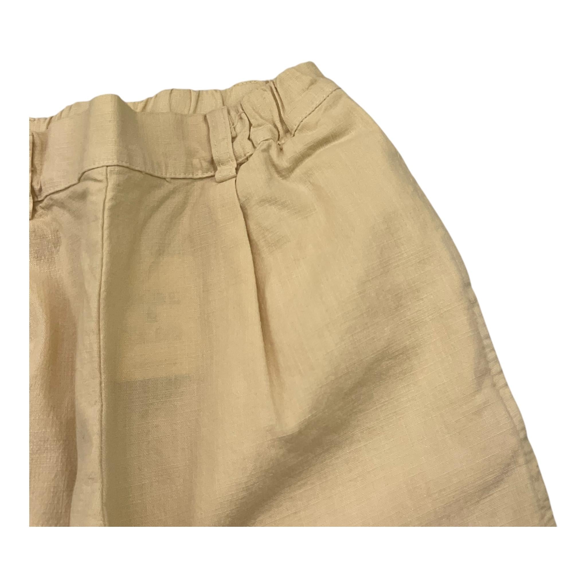 Babe & Tess Pantalone Tinta Unita con Elastico In Vita per Bambino 04518040 AVORIO BABE & TESS 