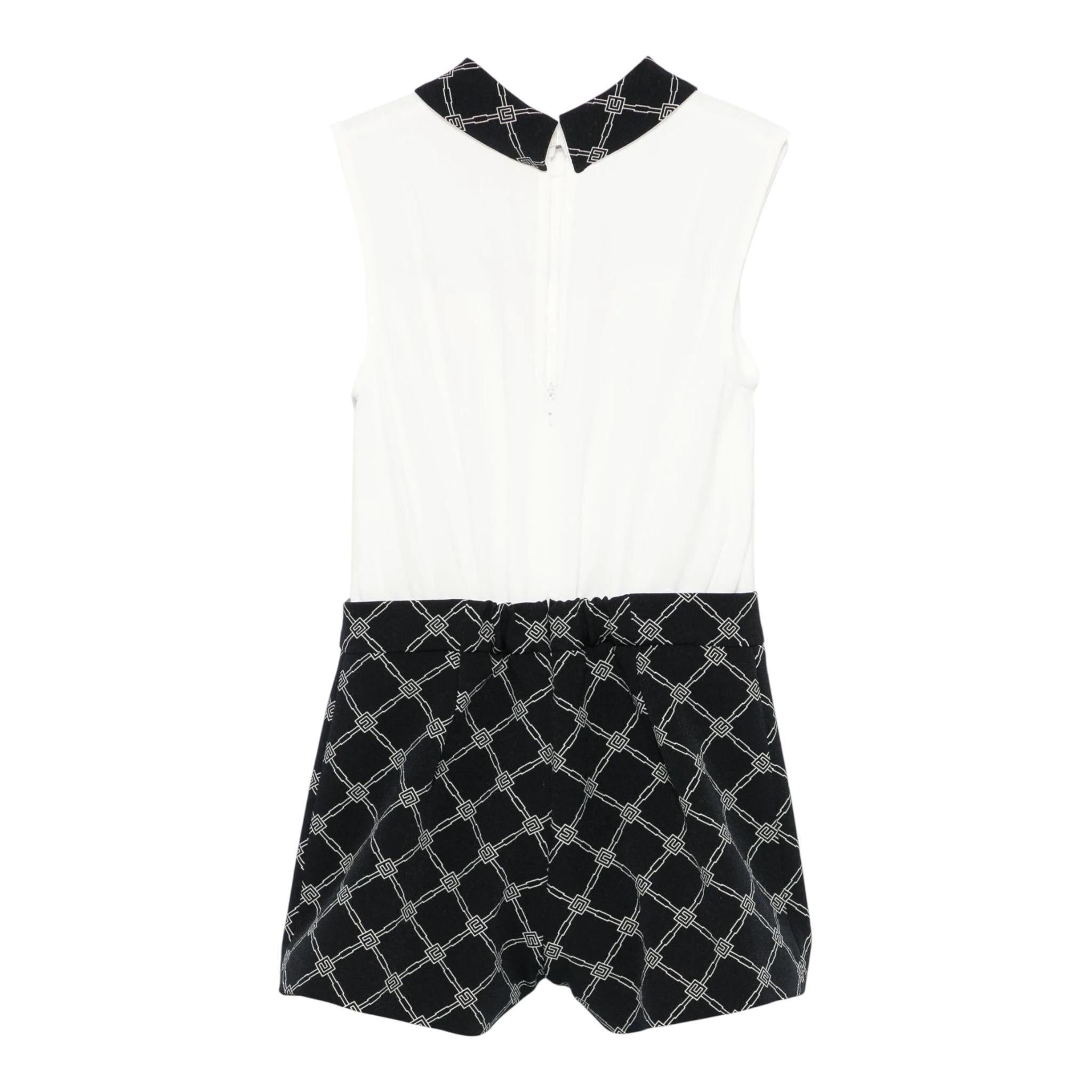 Elisabetta Franchi Tuta Giromanica Bicolore per Bambina EFTA100XXX BIANCO/NERO ELISABETTA FRANCHI 