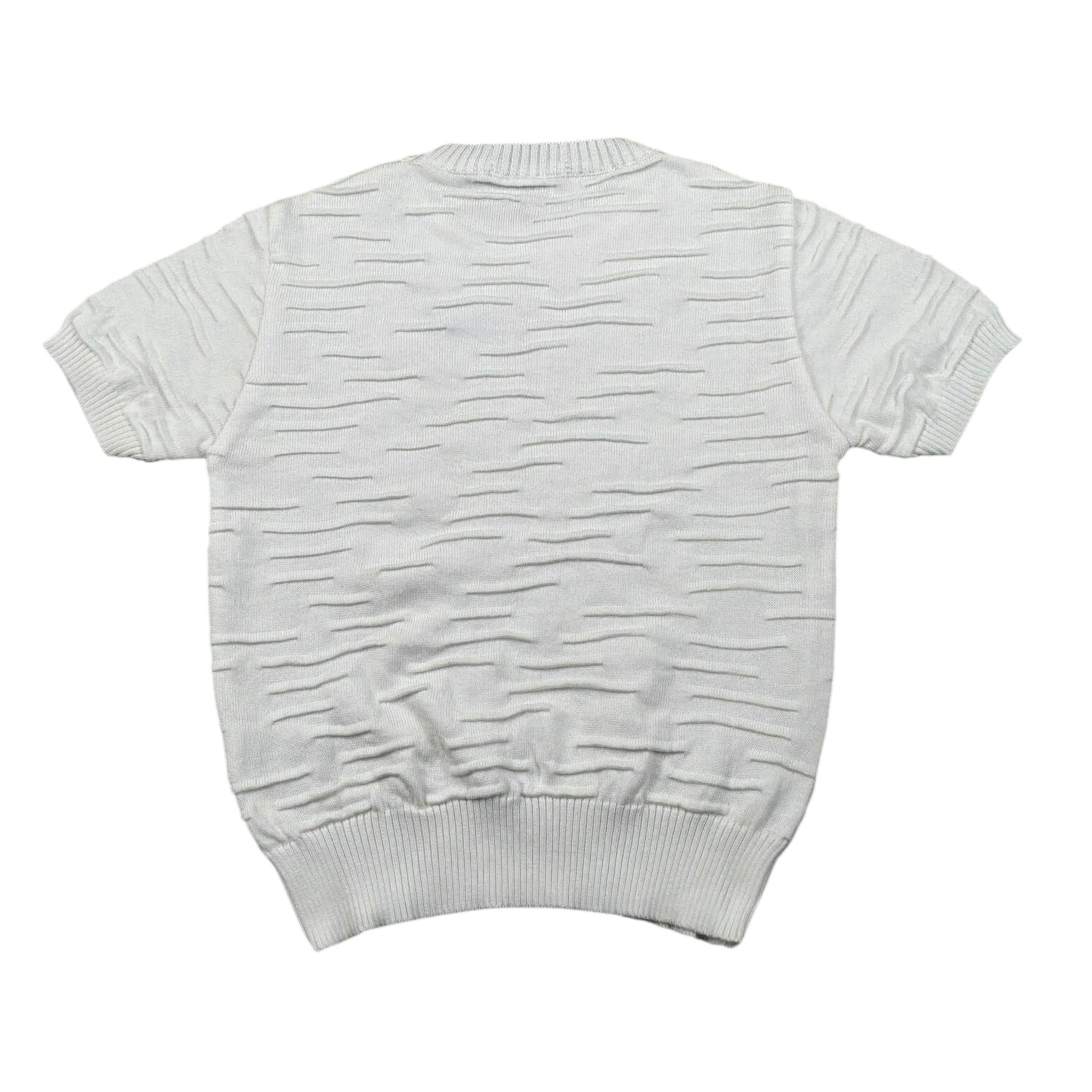 Daniele Alessandrini T-Shirt Girocollo Tinta Unita per Bambino 1236W00309 BIANCO DANIELE ALESSANDRINI 