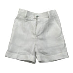 Paio Crippa Bermuda Tinta Unita con Girovita Regolabile per Neonato BOSSON BIANCO PAIO CRIPPA 