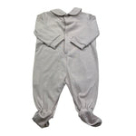 Isabel & Martinez Tutina Manica Lunga Tinta Unita con Ricami per Neonata IM25N451 BEIGE ISABEL & MARTINEZ 