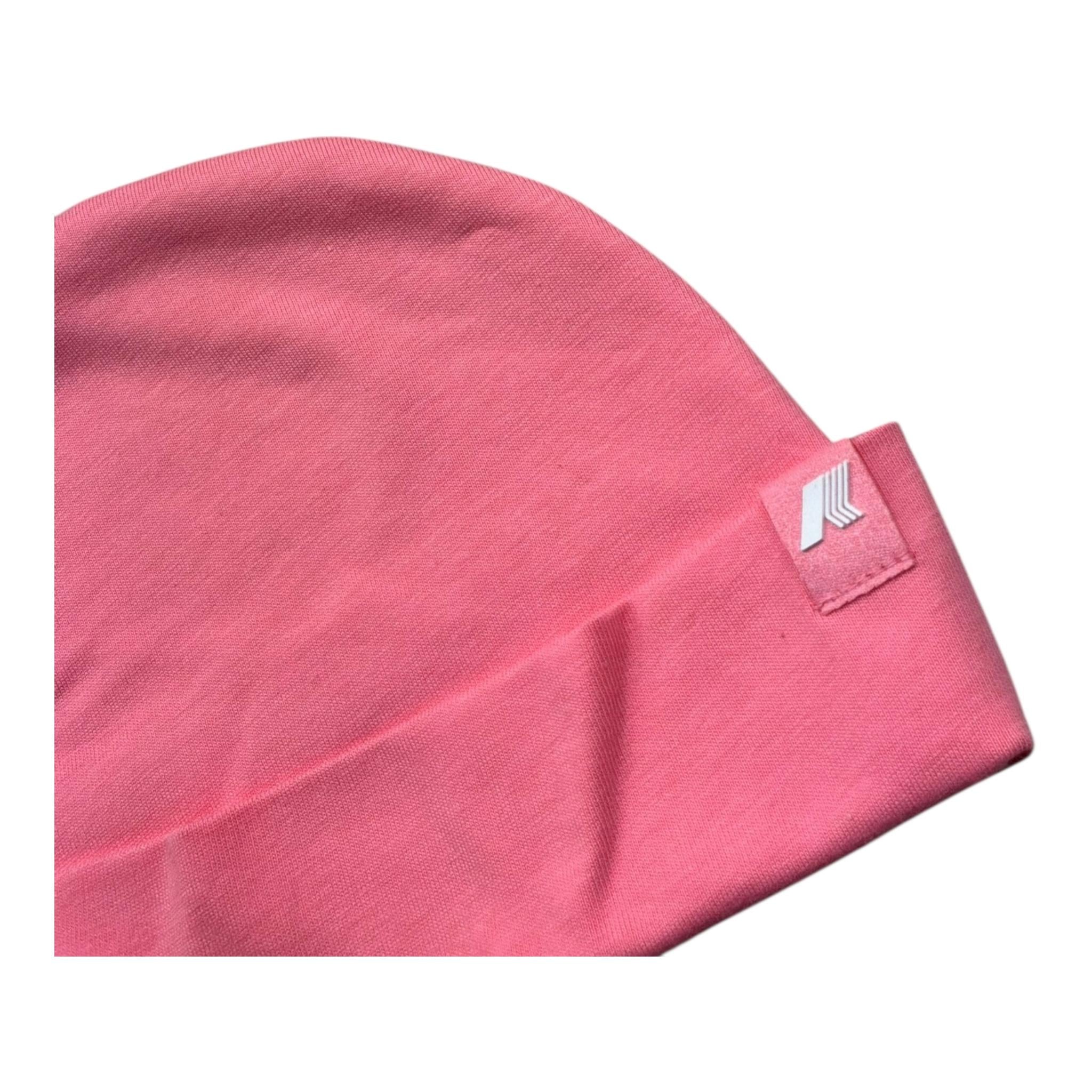 K-Way Cappello Tinta Unita con Logo per Neonata K4136LWF ROSA K-WAY 