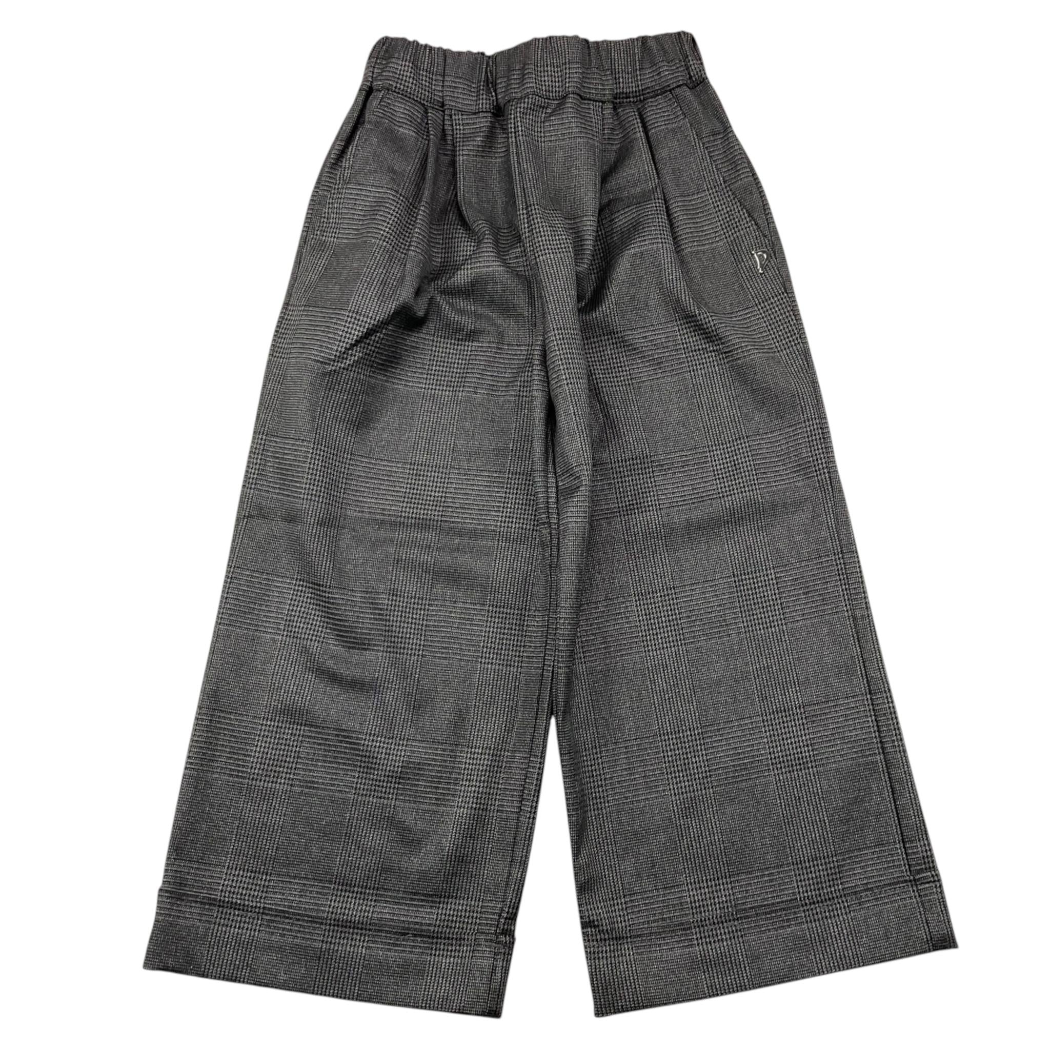 DONDUP pantalone tinta unita modello palazzo Grigio per Bambina DFPA072 GRIGIO DONDUP 