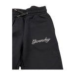 GIVENCHY pantalone tuta tinta unita con logo Nero per Bambino H24233 NERO GIVENCHY 