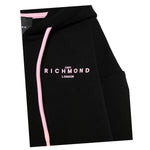 John Richmond Felpa con Zip E Cappuccio Tinta Unita con Stampa per Bambina RGP25001FE NERO JOHN RICHMOND 