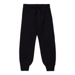 DSQUARED2 pantalone tuta tinta unita con stampa logo Nero per Bambino DQ2458 NERO DSQUARED2 