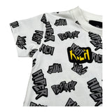 John Richmond T-Shirt Girocollo Tinta Unita con Stampe per Neonato RIP26114TS BIANCO JOHN RICHMOND 