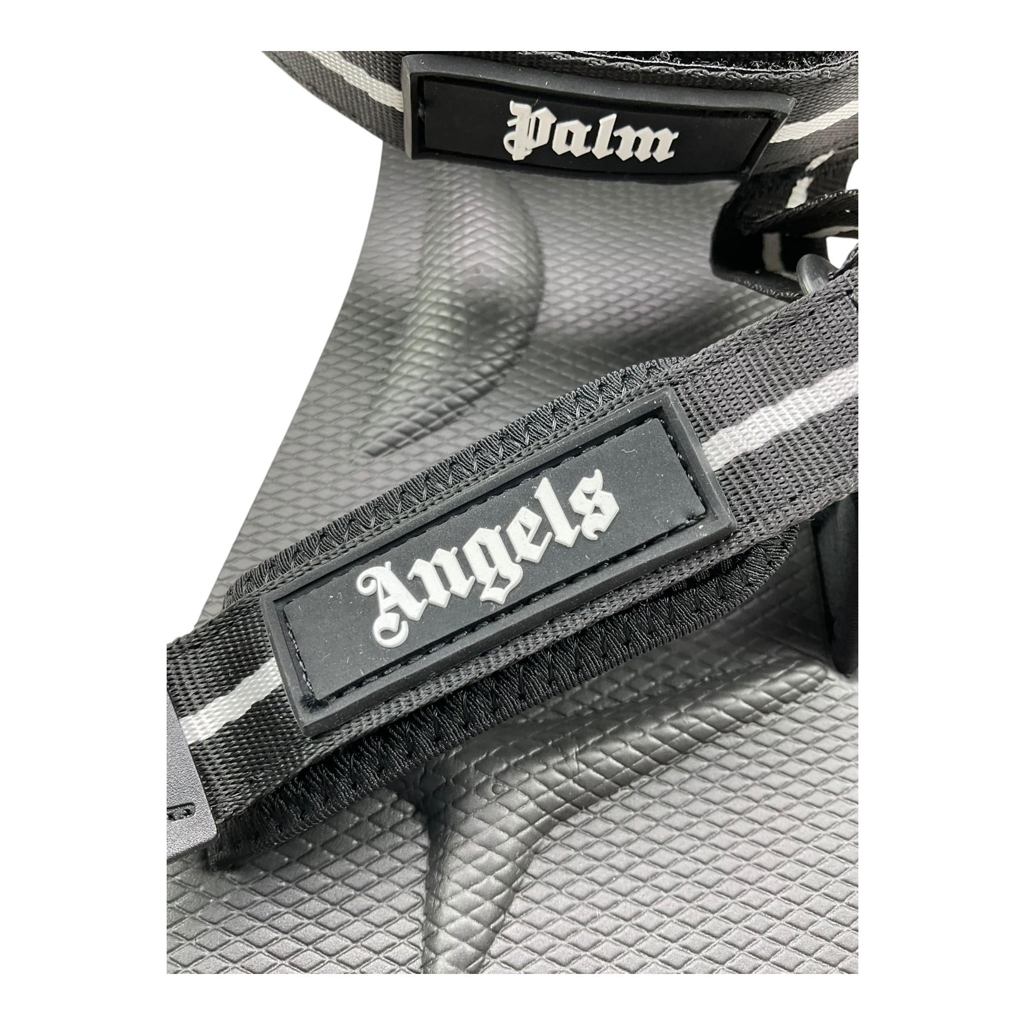 Palm Angels Sandali Tinta Unita con Strappi per Bambino PHI002S24 NERO PALM ANGELS 