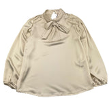 NAIDA camicia manica lunga tinta unita Avorio per Bambina NACA128 AVORIO NAIDA 