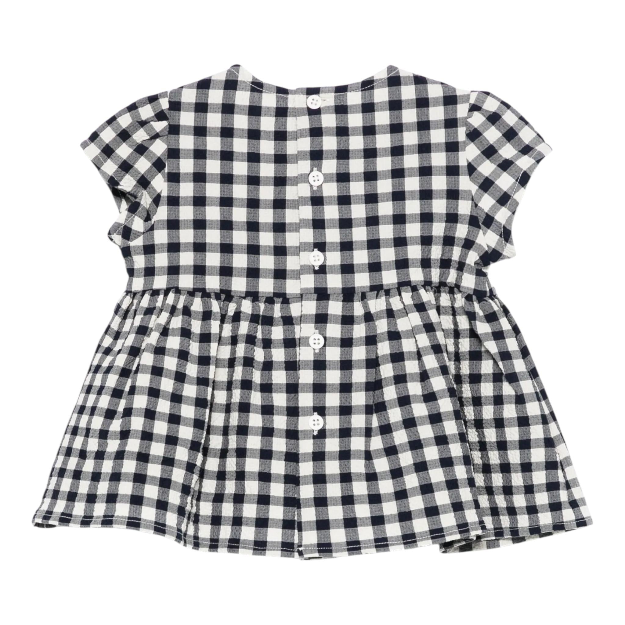 Il Gufo Camicia Mezza Fantasia Quadretti per Bambina P25CC105C3161 BIANCO/BLU IL GUFO 
