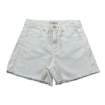 M+E' Short In Denim tinta unita con Girovita Regolabile Bianco per Neonata UE1704X BIANCO M+E' 